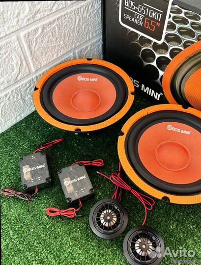 Динамики 16 в авто с пищалками (Арт.25159)