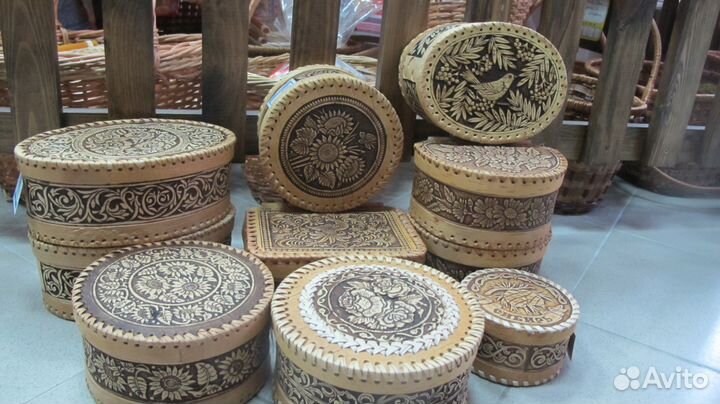 Шкатулка из бересты