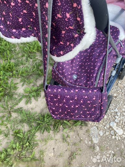 Детские санки коляска