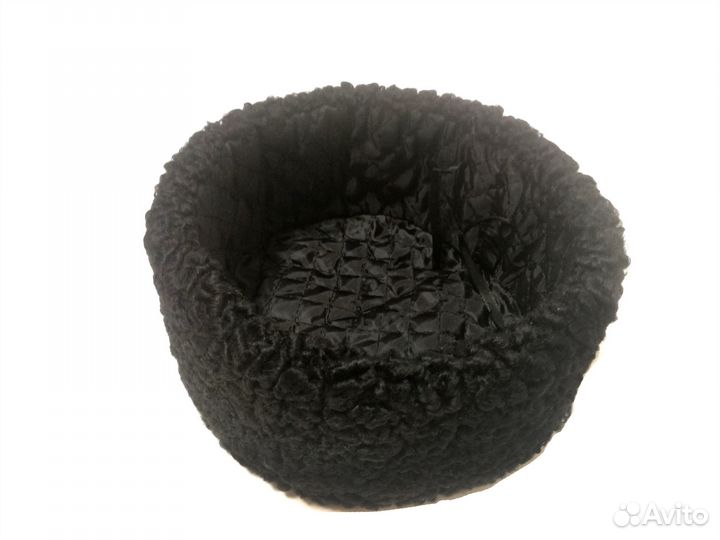 Кубанка из черного каракуля Чубко