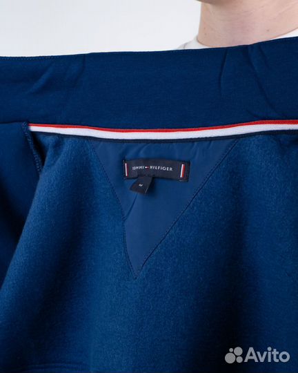 Кофта теплая на замке Tommy Hilfiger (11446) (XL, Индиго)