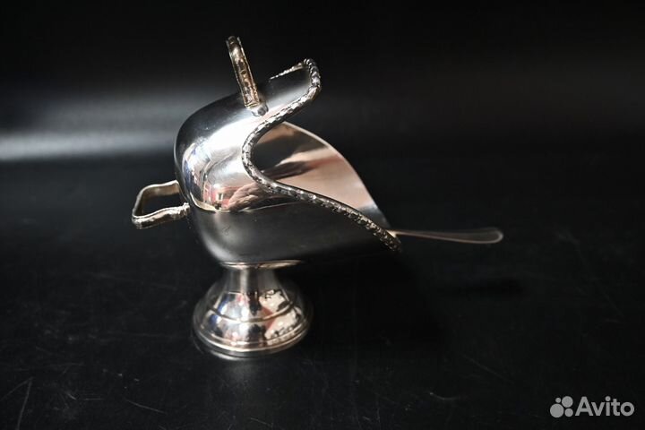 Сахарница зольник. Серебрение. Франция