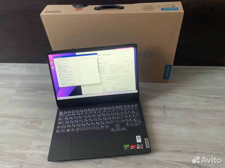 Игровой Lenovo (Ryzen 5 6600H/RTX3050/16gb)