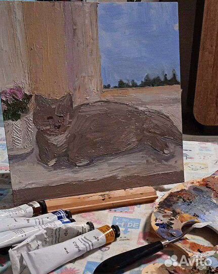 Картина маслом «Васька»