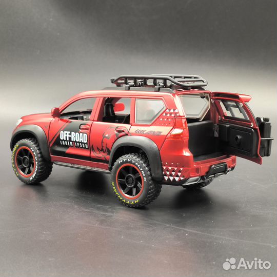 Металлическая машина Toyota Prado