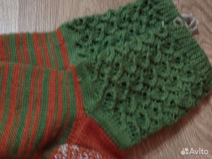 Шерстяные носки ручной работы