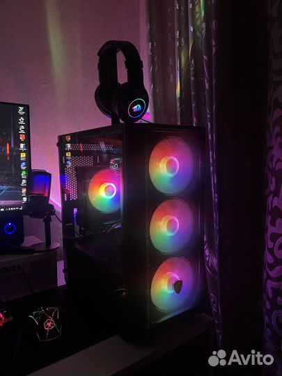 Игровой пк Xeon 2680v3/RX 590 8gb/16 gb DDR4/SSD