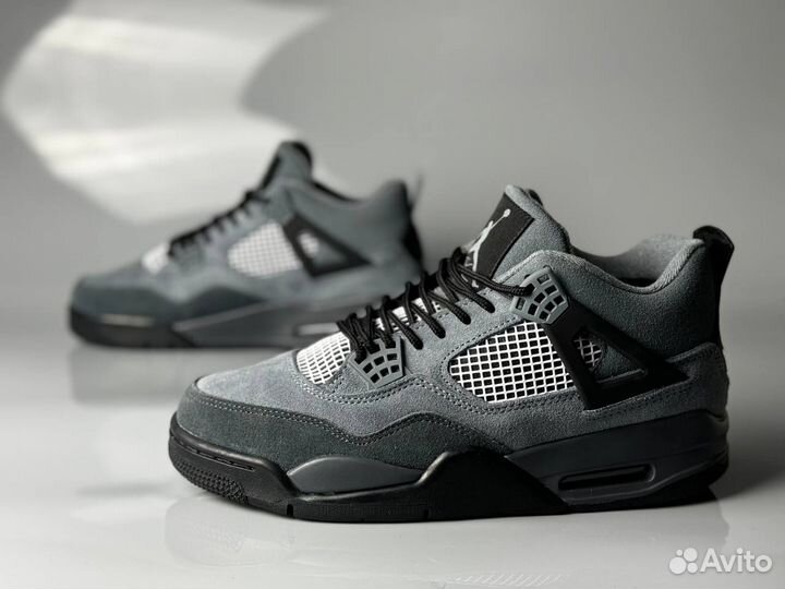 Кроссовки зимние Nike Air Jordan 4 retro Cool Grey