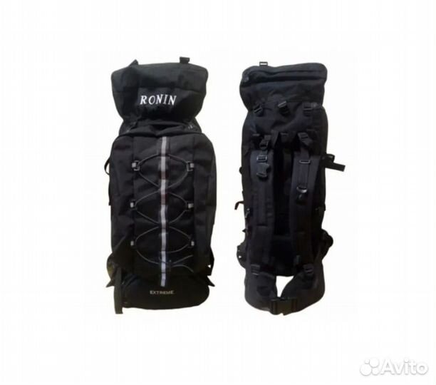 Рюкзак туристический Ronin C103C Double черный 80л