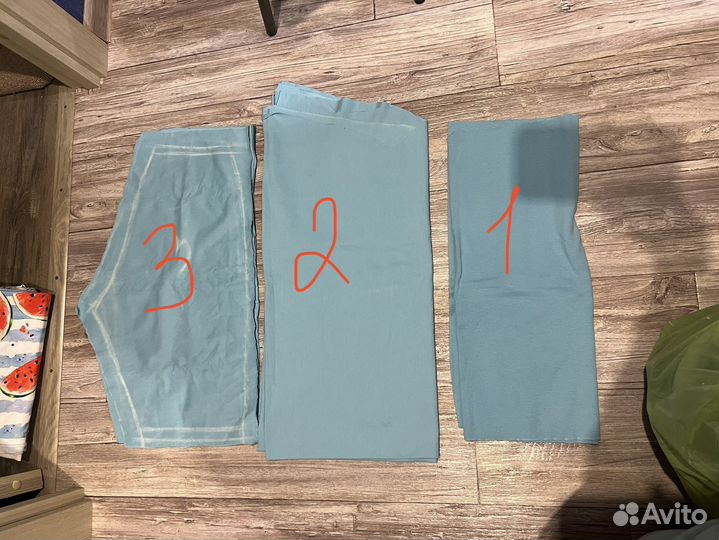 Отрез ткань хлопок трикотаж