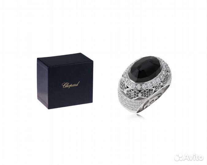 Золотое кольцо с сапфиром 9.90ct Chopard