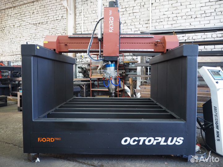 5-осевой мостовой станок по камню с чпу OctoPlus