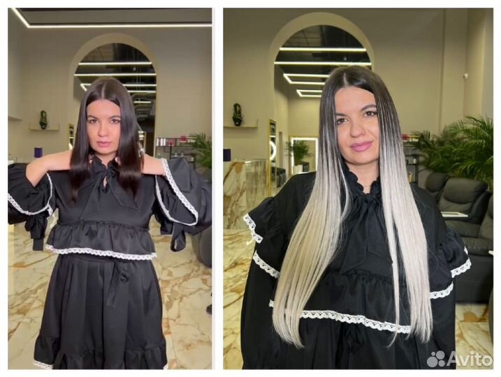 Микронаращивание волос