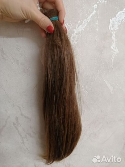 Волосы натуральные хвост