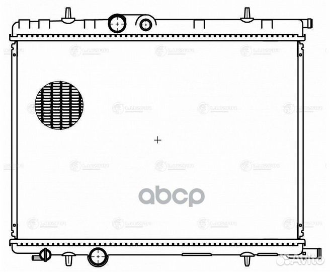 Радиатор основной luzar LRc 20F4 LRc 20F4 luzar
