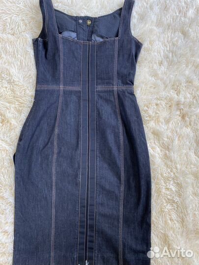 Платье сарафан джинсоавй Испания