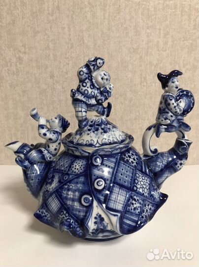 Гжель авторские работы Л.и В. Черновы