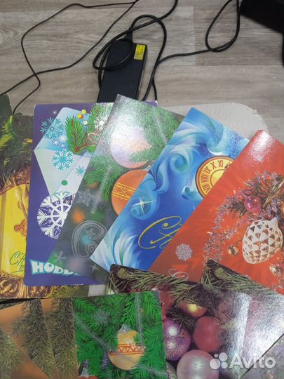 Лот открыток СССР Новый год