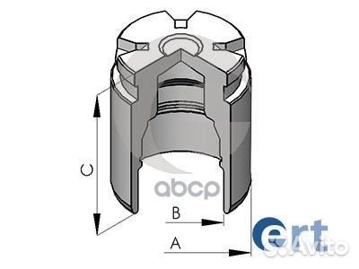 Поршень суппорта Hyundai Solaris IV (RB) 1.4/1.6