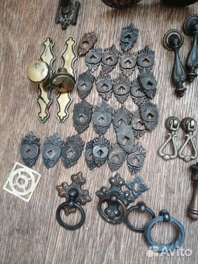Мебельная фурнитура СССР. Ручки мебельные. Дверные