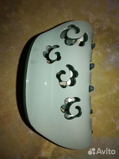 Заколка-скраб для густых волос, мятный цвет