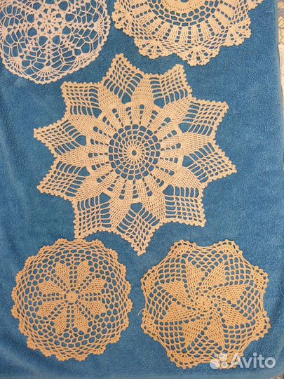 Винтаж салфетки вязаные ручная работа