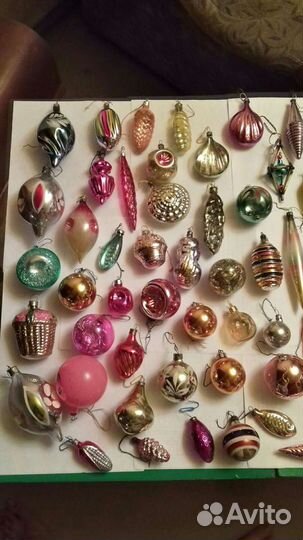Винтажные елочные игрушки