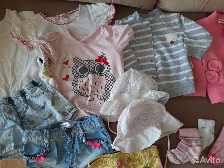 Вещи пакетом весна / лето 80 размер