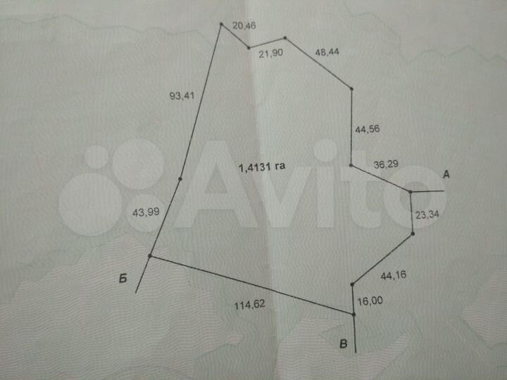 Участок 1,41 га (СНТ, ДНП)