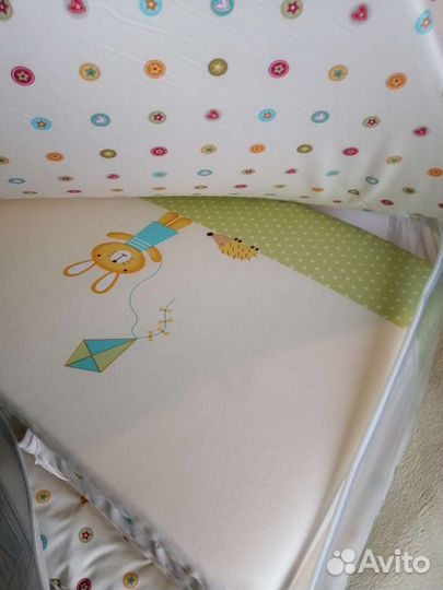 Постельный комплект в кроватку 7 предметов