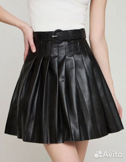 Кожаная юбка