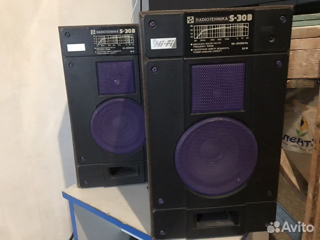 Колонки радиотехника s30B купить в Санкт-Петербурге | Электроника | Авито