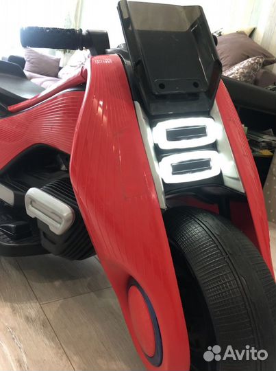 Детский электромобиль мотоцикл bmw vision next 100