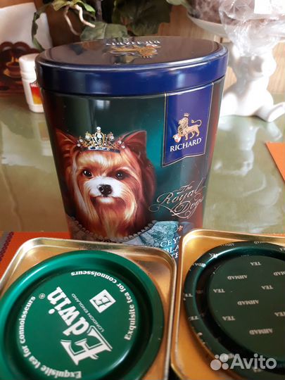 Банки для чая жестяные