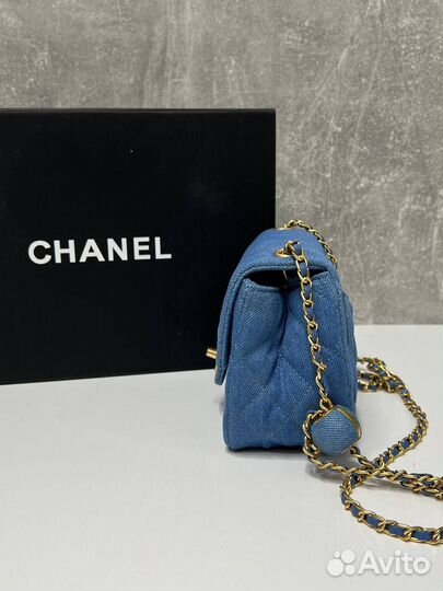 Сумка женская chanel denim люкс