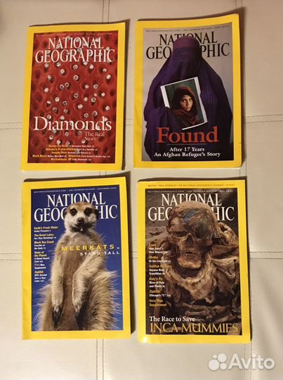 National geographic на англ., 2002 и 2004