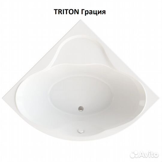 Ванны акриловые угловые и асимметричные Triton