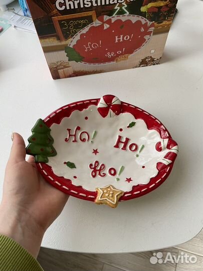 Рождественские тарелки