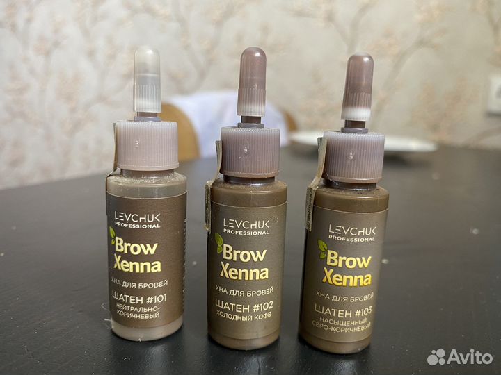 Хна для бровей brow henna