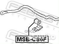 Втулка переднего стабилизатора D24.5 (mitsubish