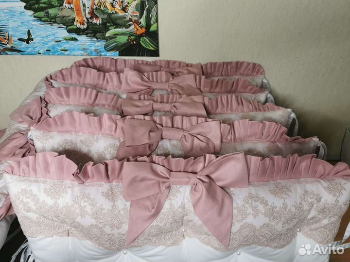 Бортики в детскую кроватку