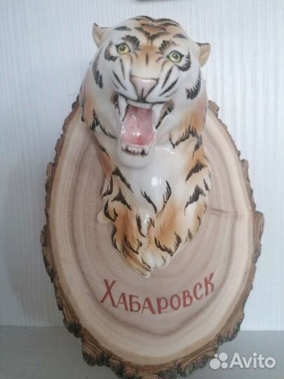 Голова тигра фарфор