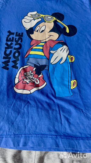 Костюм на мальчика 128 трикотаж бриджи и футболка