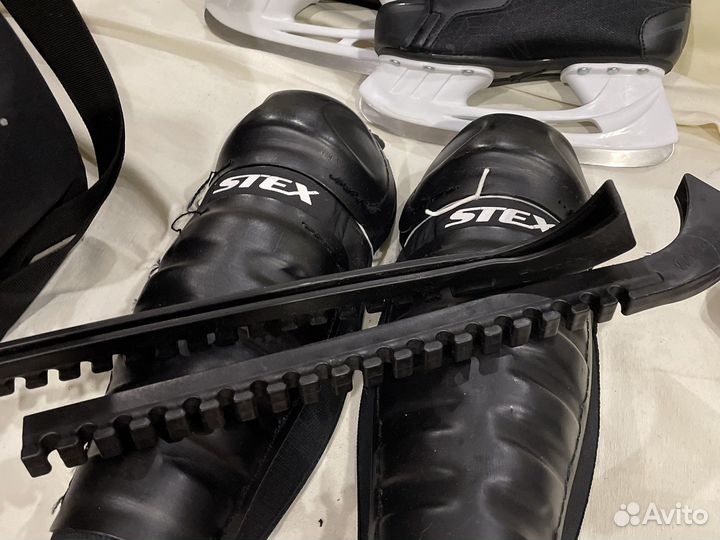 Коньки с защитой и сумкой