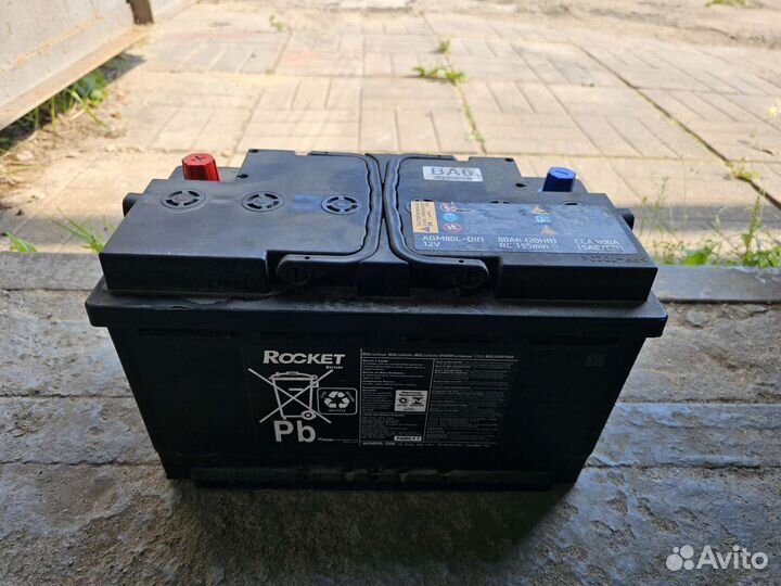 Аккумулятор бу 80ач 800А