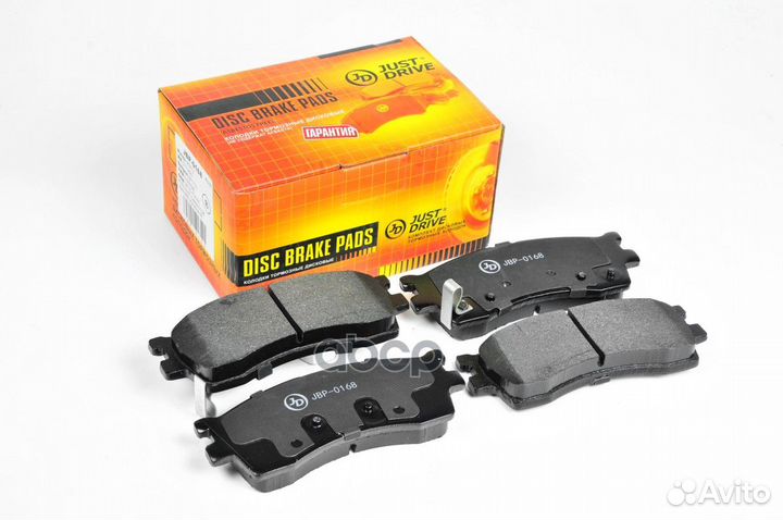 Колодки тормозные, передние D11126M JBP0168 Jus