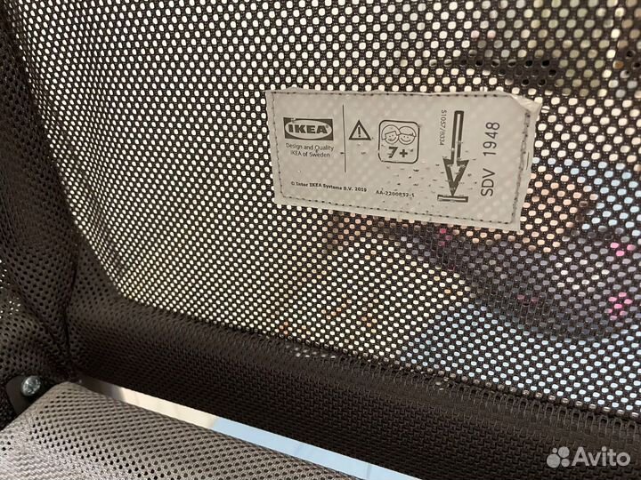 Двухярусная кровать IKEA металлическая