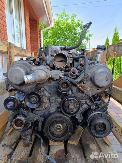 Двигатель 3UZ-FE с АКПП, всенавесное, коса, мозги