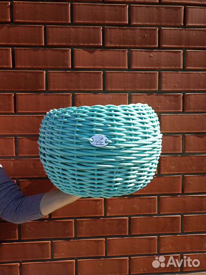 Кашпо из ротанга