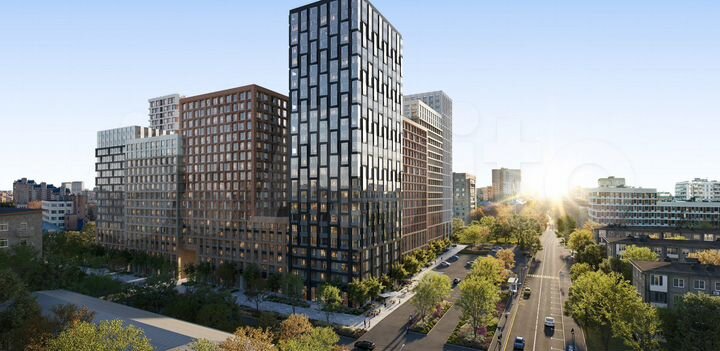 1-к. квартира, 41,2 м², 12/25 эт.